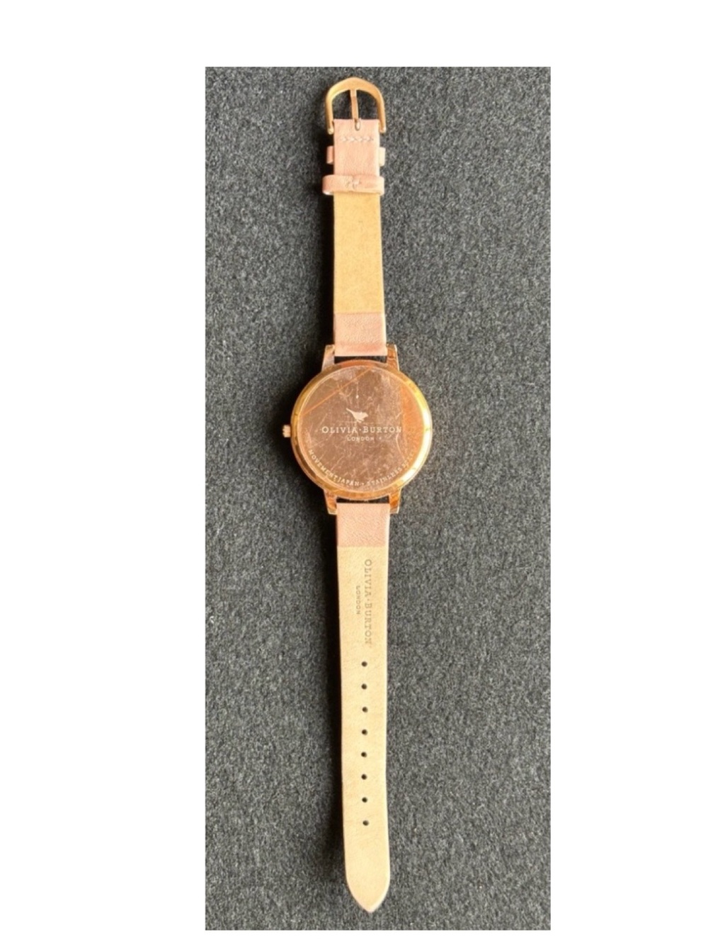 NWOT** Anthropologie Olivia Burton Langley Watch  **Needs Battery View 6